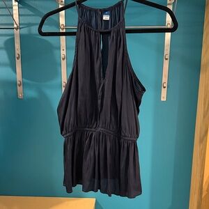Old Navy Dark Blue Gathered Top